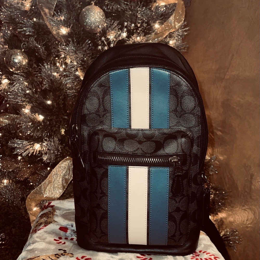 Sale!!! Elegant Black and Blue Men's Backpack